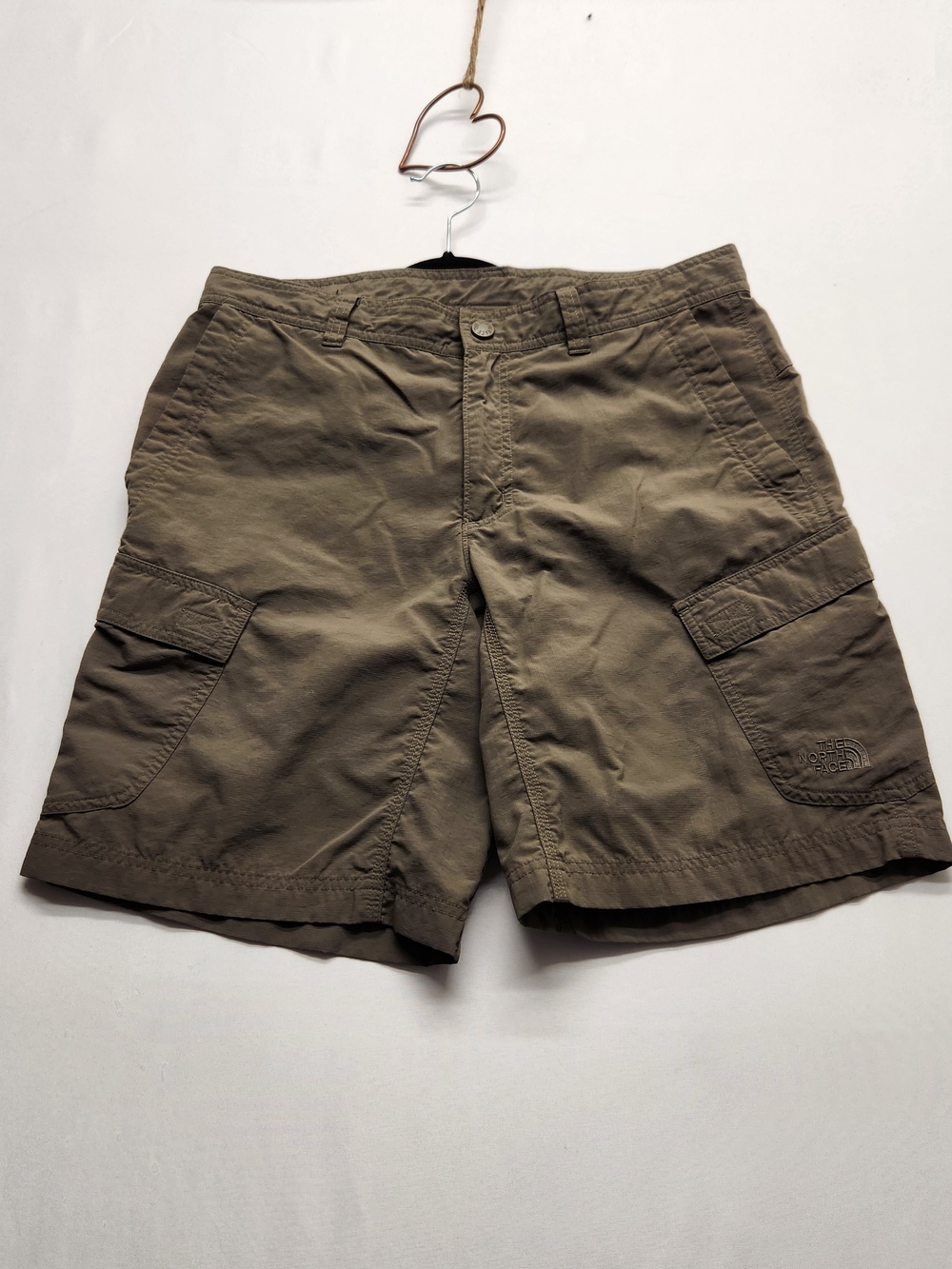⭐️The North Face Mens Hiking Cargo Shorts 32 Green Gorpcore Trail Tactical